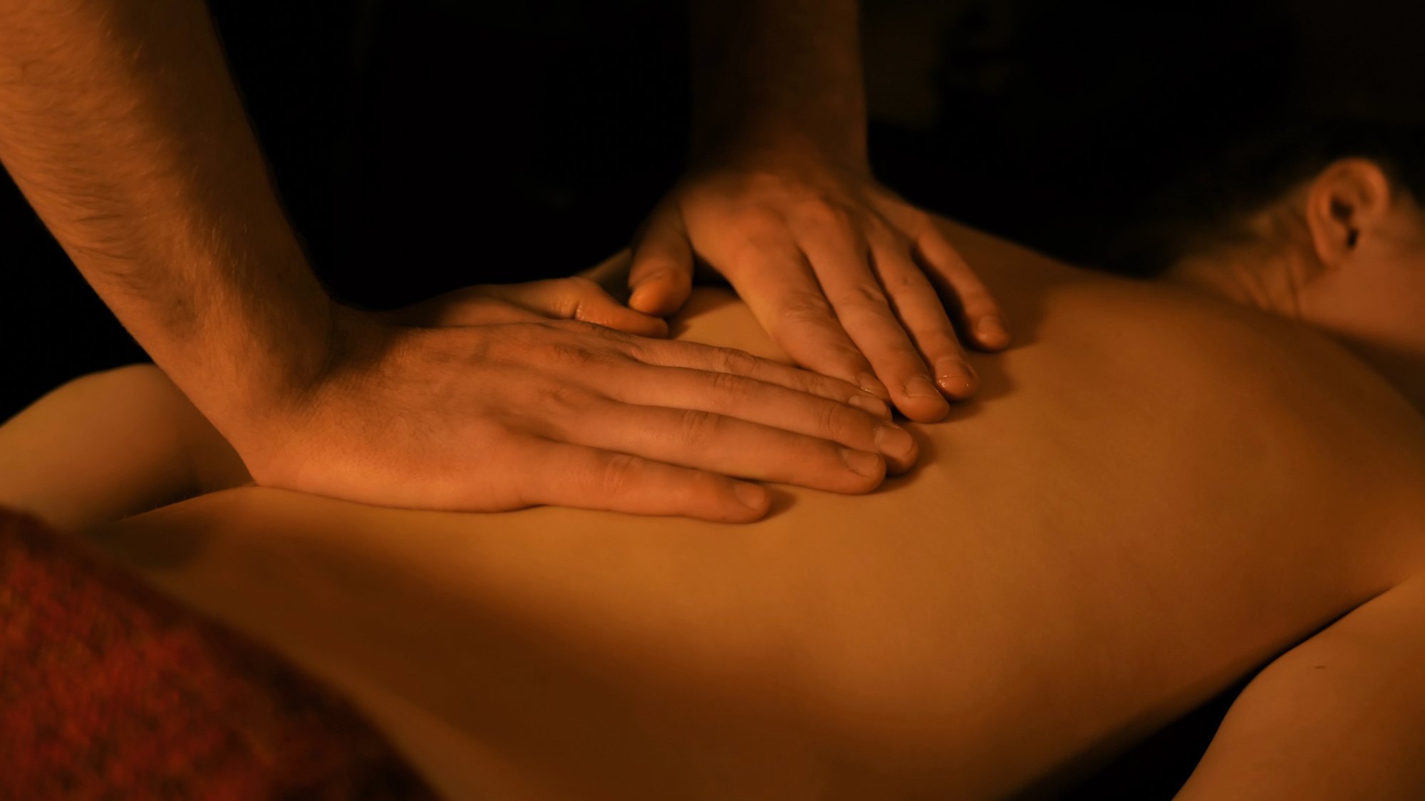 Massage treatment focused on relieving muscle tension and improving comfort